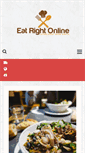 Mobile Screenshot of eatrightonline.com